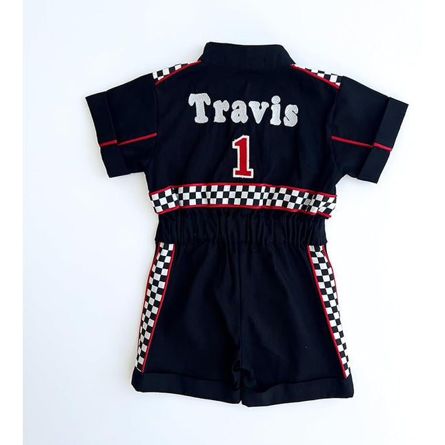 Short Black Racer Costume