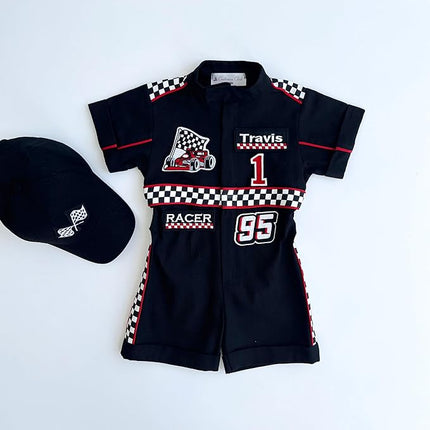 Short Black Racer Costume