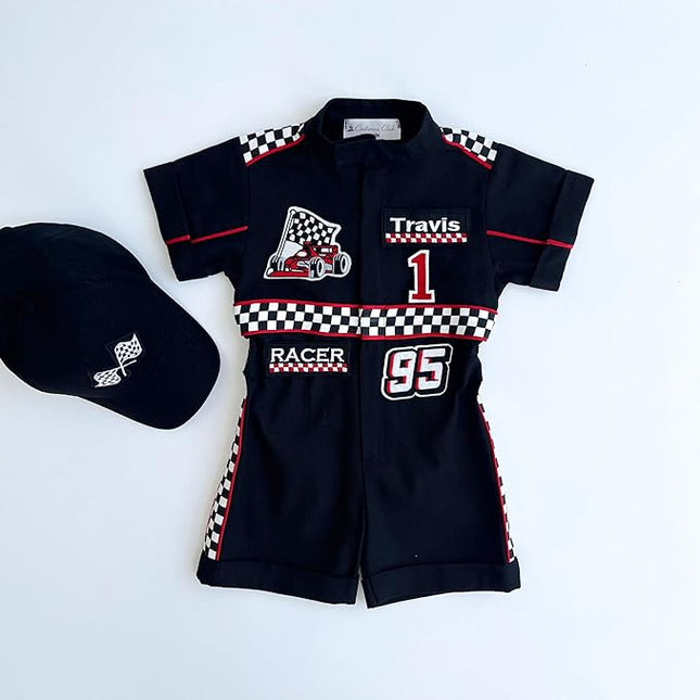 Short Black Racer Costume