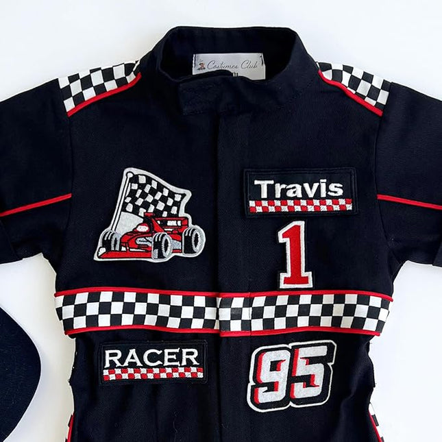 Short Black Racer Costume