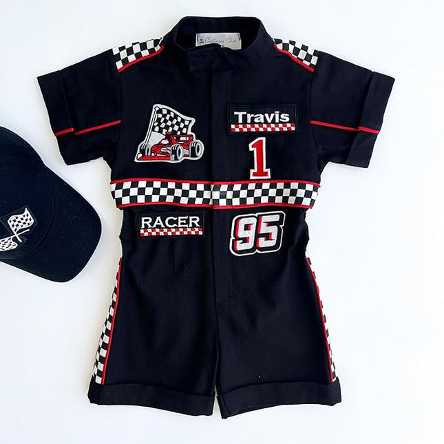 Short Black Racer Costume