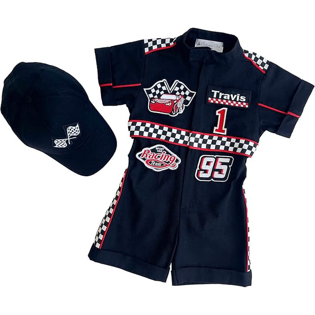 Short Black Racer Costume