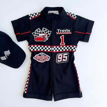 Short Black Racer Costume