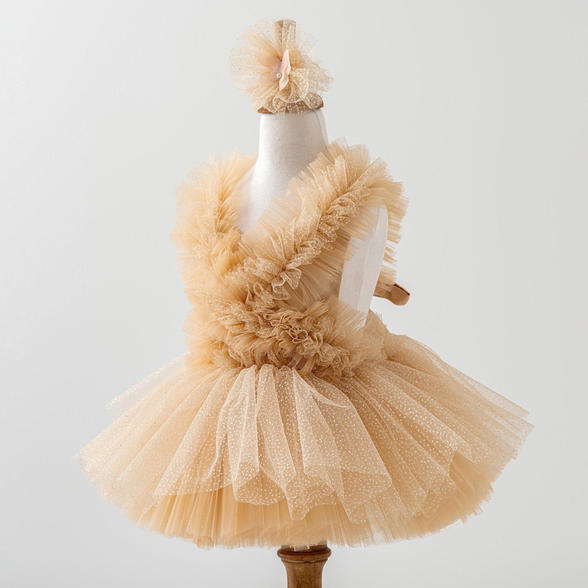 Boho Tutu Dress for Kids 12-18 Months - Magical Fairy Costume