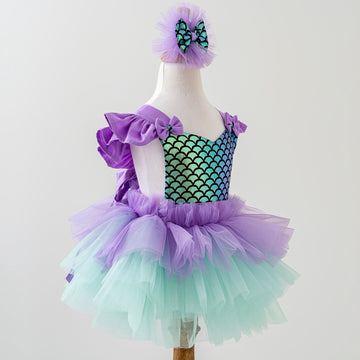mermaid dress for toddler birthday Mermaid dress