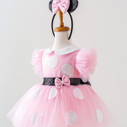 Baby Girl Pink Minnie Mouse Dress 12 Month Minnie Mouse Costume