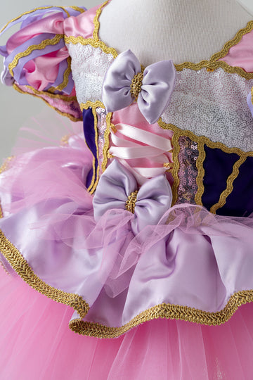 Handmade Toddler Fairy Tale Pink Princess Dress
