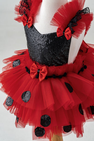 fitted lace wedding dress Little Red Riding Hood Costume 7-8 Years main image 1