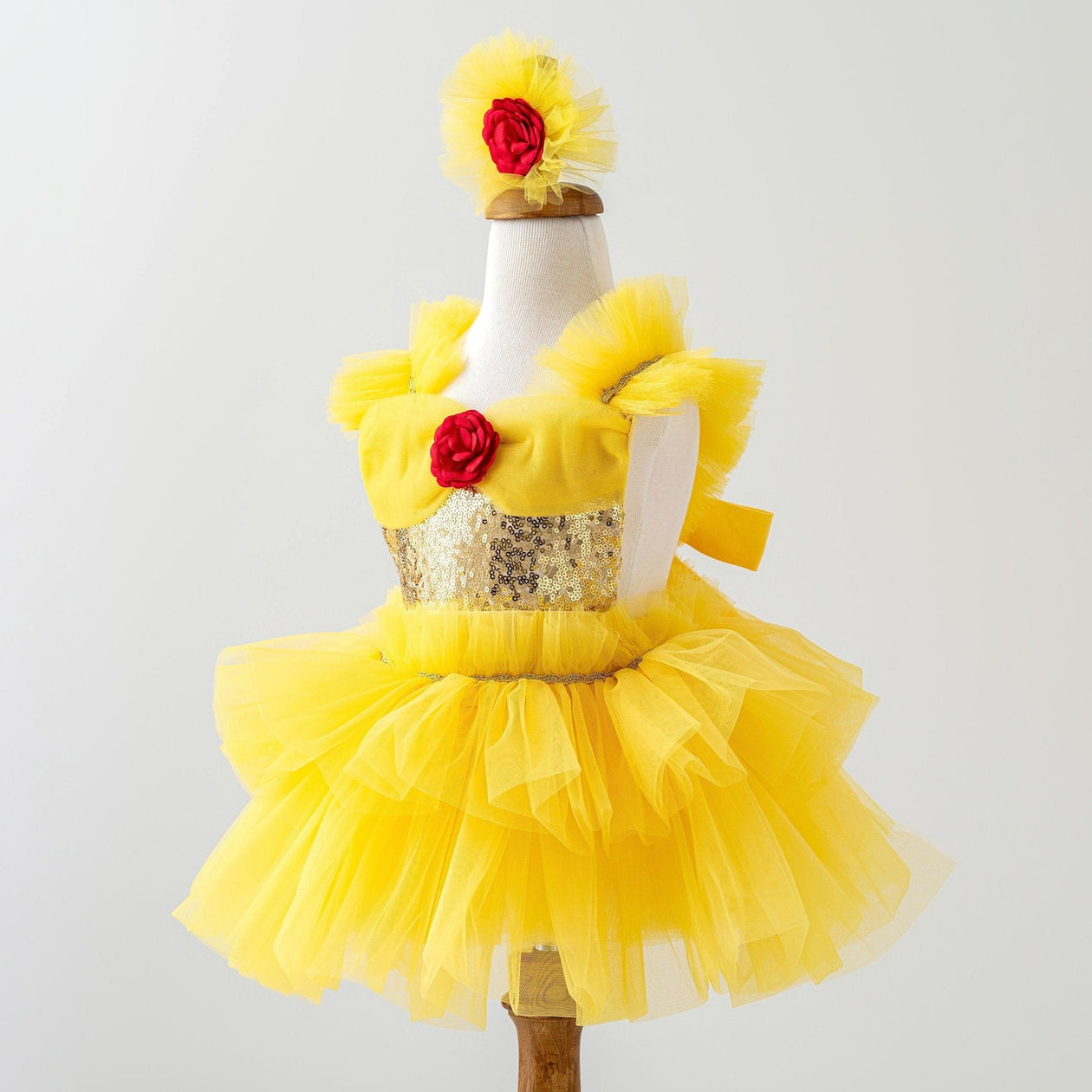 Costumes Club Yellow Princess Dress for 3 Year Old - Enchanting Beauty and The Beast Costume Costumes Club Yellow Princess Dress for 3 Year Old - Enchanting Beauty and The Beast Costume
