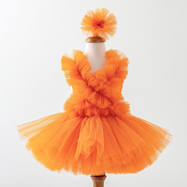 Orange Tutu Dress