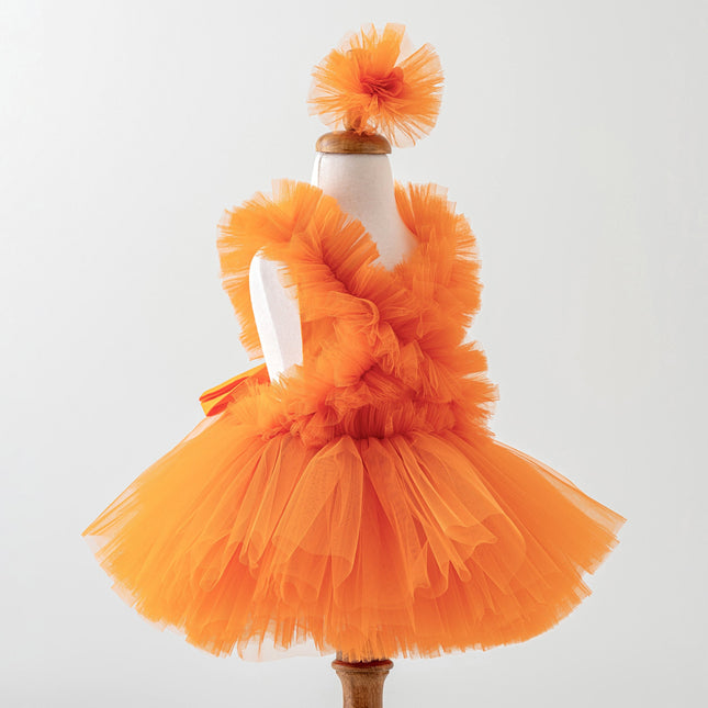 Orange Tutu Dress