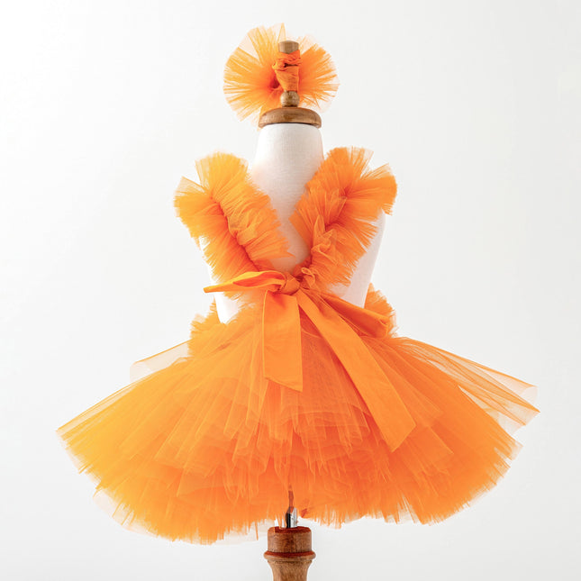 Orange Tutu Dress