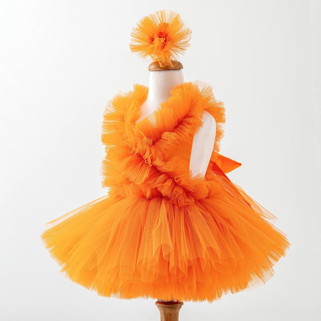 Orange Tutu Dress