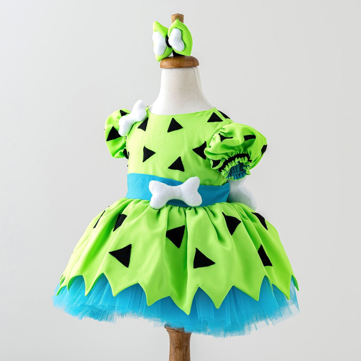 Custom Toddler Green Cave Cutie Dress