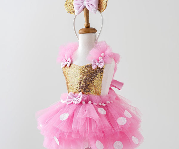 Order Pink and Gold Minnie Mouse Costume for Baby Costumes Club Order Pink and Gold Minnie Mouse Costume for Baby Costumes Club