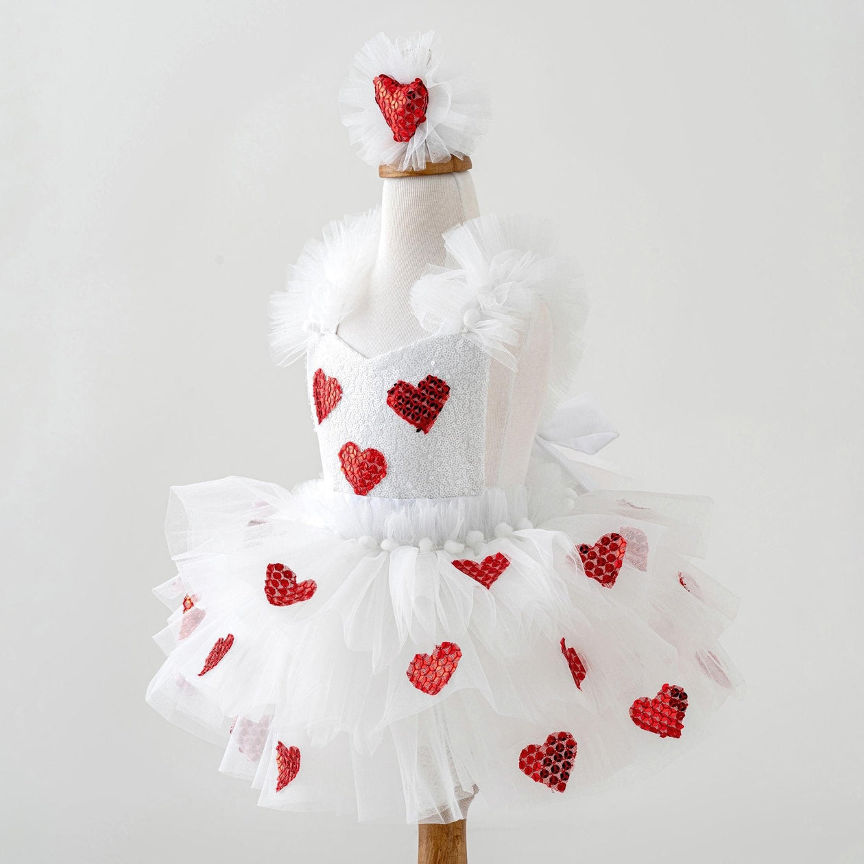 Toddler Valentines Day Outfit Handmade Free Shipping