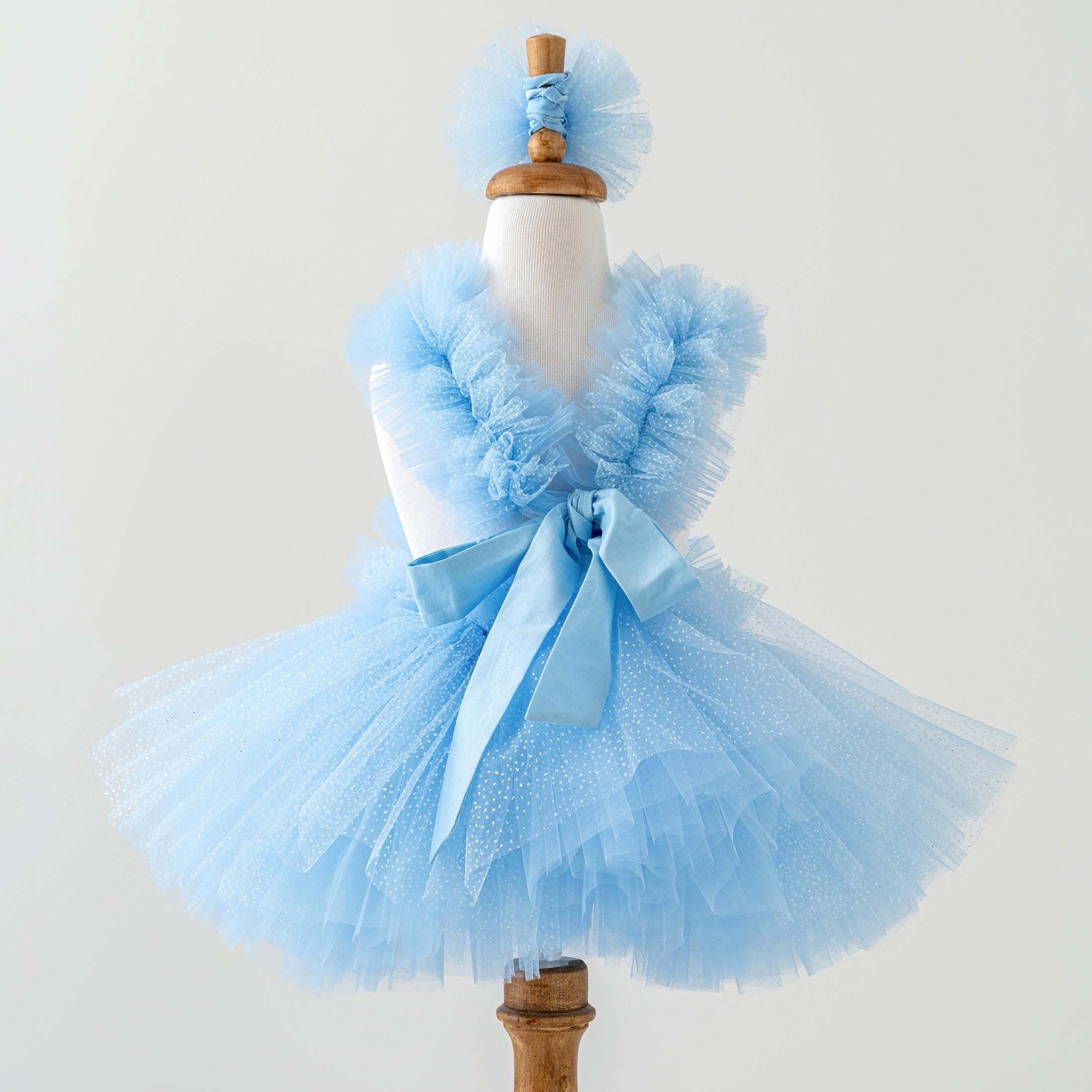 Blue Silvery Birthday Costume 3 year Blue Silvery Birthday Costume 3 year