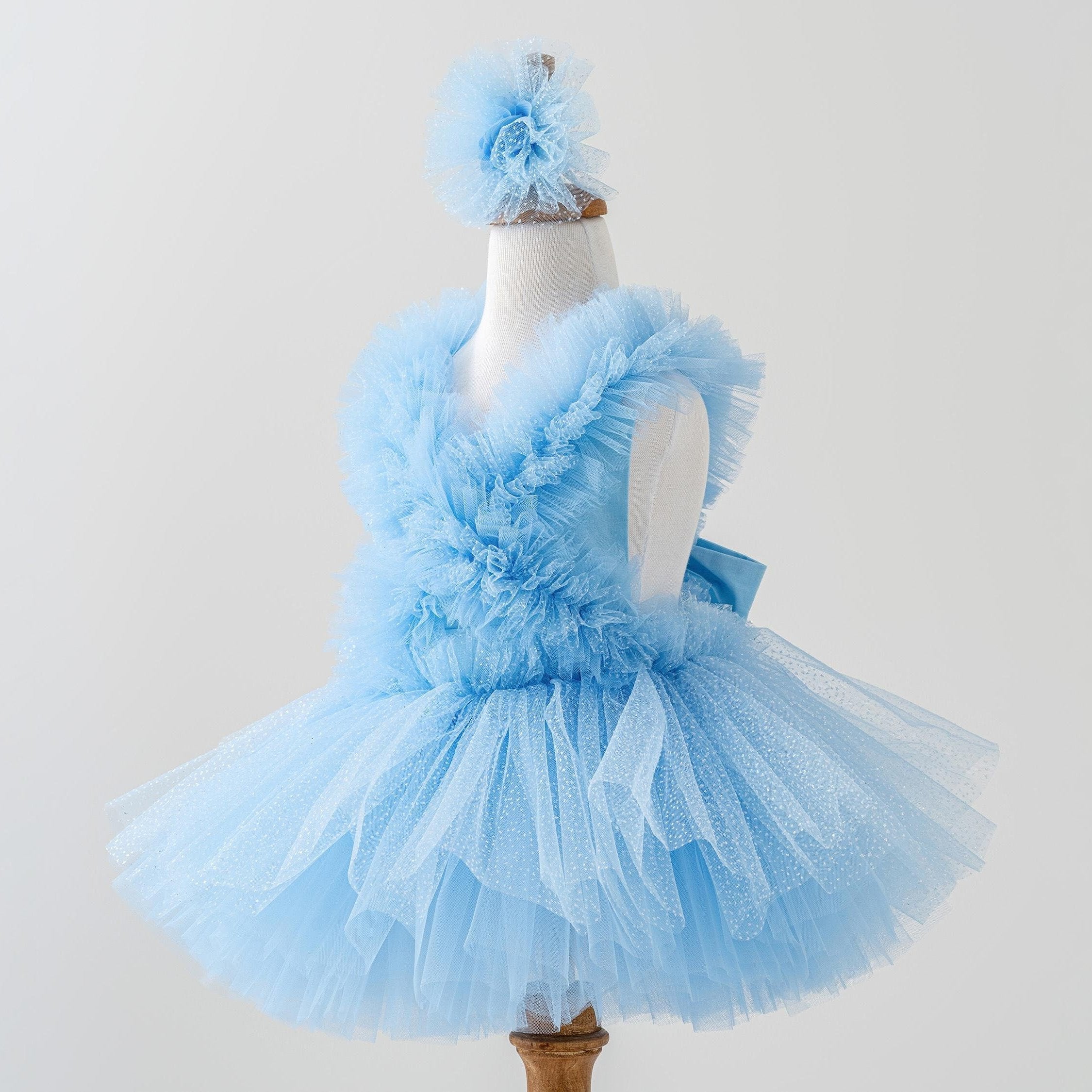Blue Silvery Birthday Costume 3 year Blue Silvery Birthday Costume 3 year